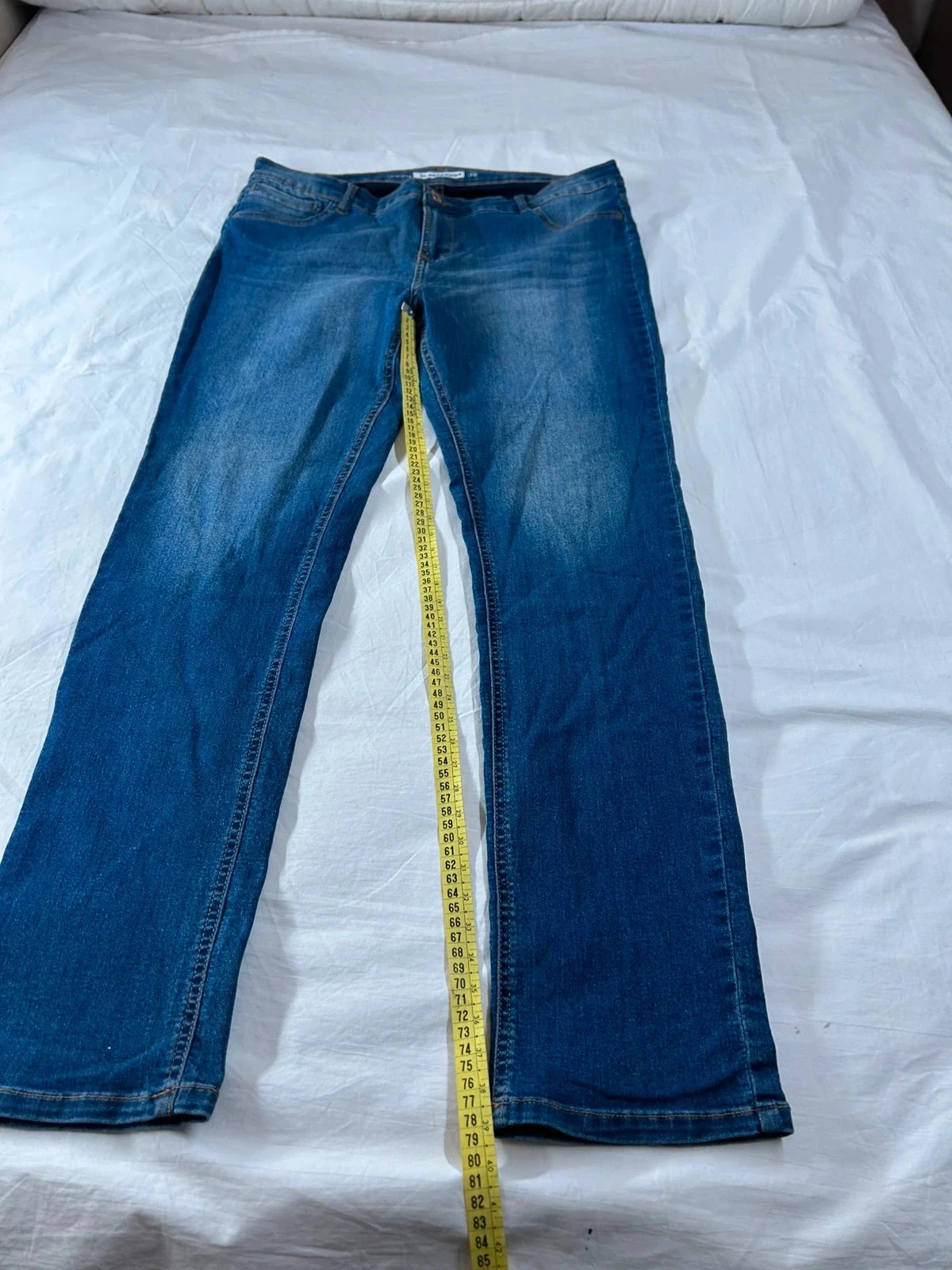 Blauwe skinny jeans in extenso maat 38 us – photo 6